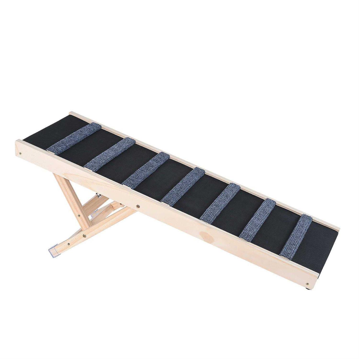 VEVOR Dog Ramp Folding Pet Ramp for Bed Adjustable Dog Ramp for Small