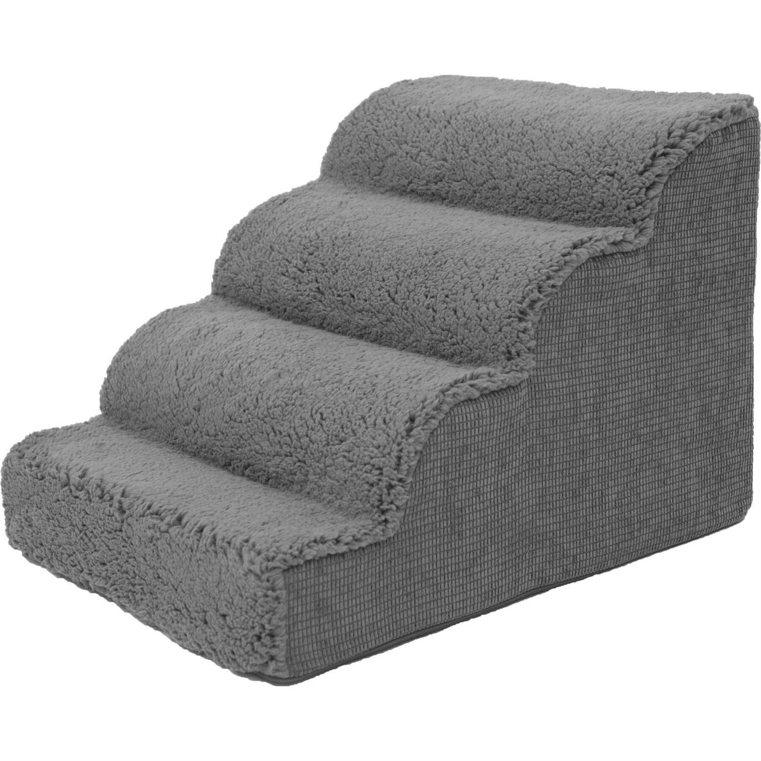 Precious Tails High Density Foam Scalloped Sherpa Top 4 Steps