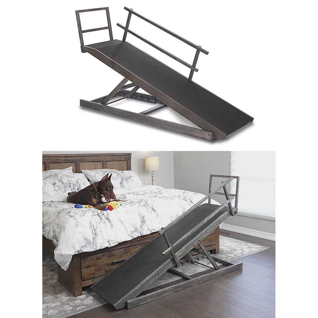 Doggoramps Large Bed Ramp for Big & Medium Dogs Adjustable Height Sturdy
