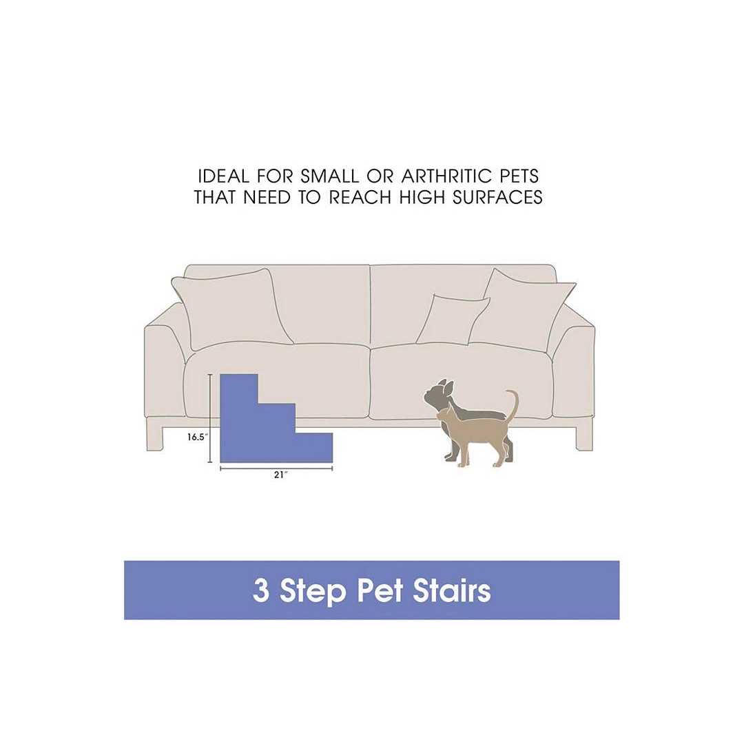 Alternative view of Friends Forever High Density Foam 3 Steps Pet Stairs