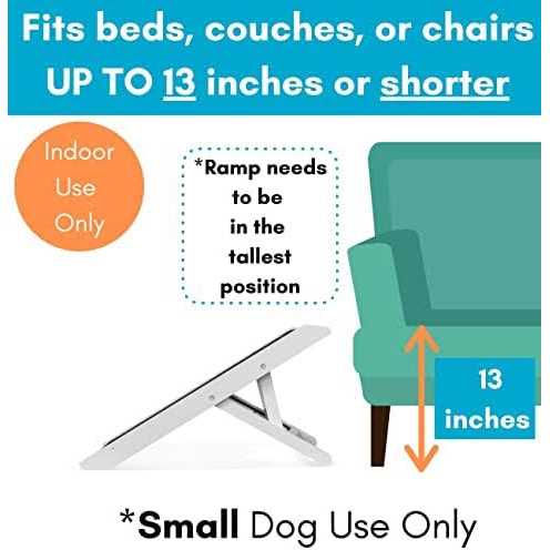 Alternative view of Birdrock HOME Adjustable Dog Ramp for Low Beds or Couches