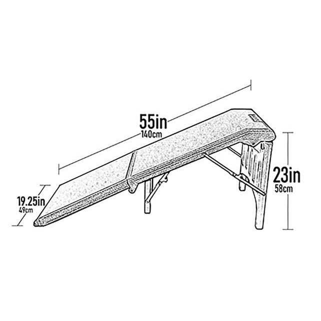 Alternative view of Free-Standing Extra Wide Pet Ramp Pet Gear