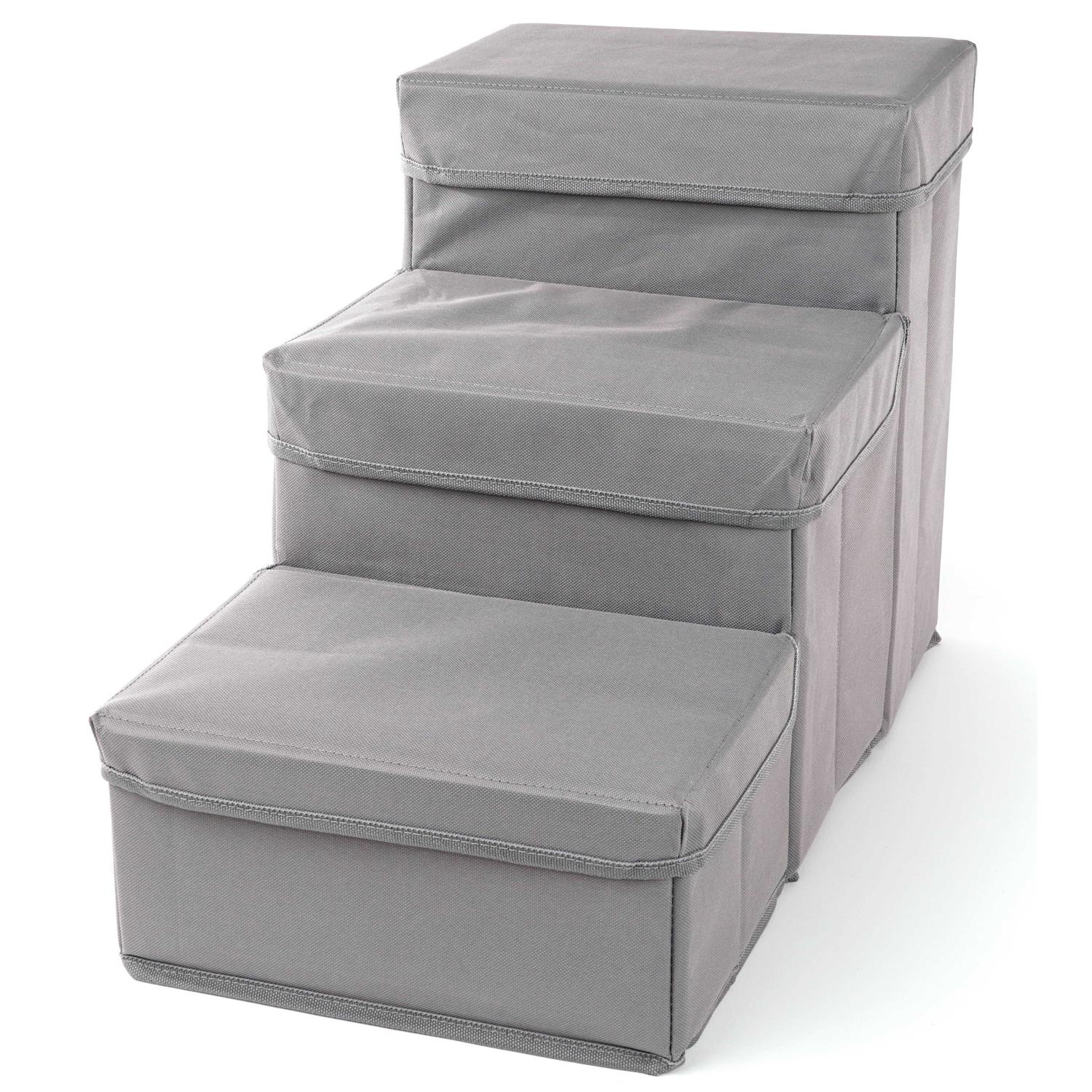 Precious Tails Padded 3 Step Pet Storage Foldable Steps