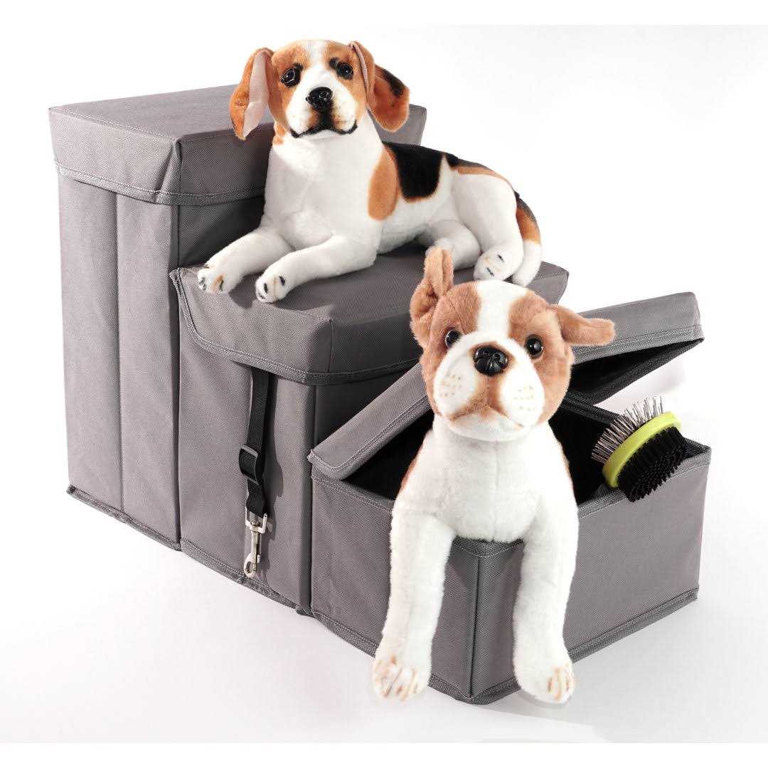 Alternative view of Precious Tails Padded 3 Step Pet Storage Foldable Steps