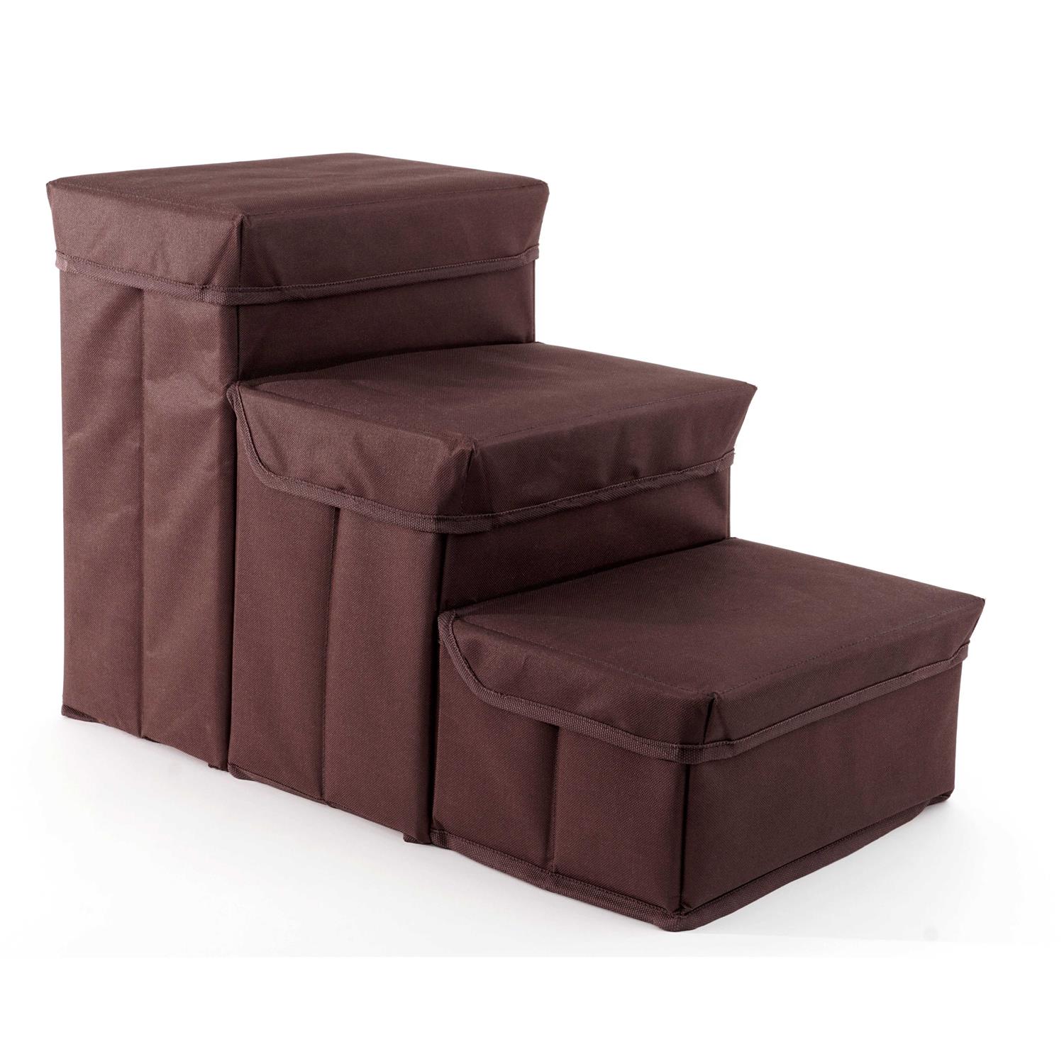 Precious Tails Padded 3 Step Pet Storage Foldable Steps
