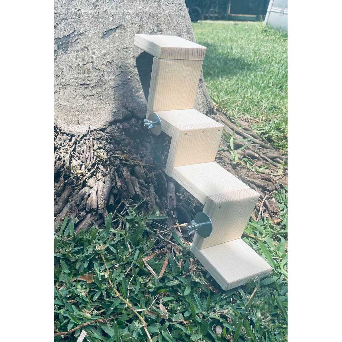 Alternative view of CrazyCritterThings 4 Step Stairs Small Pet Habitat Accessory