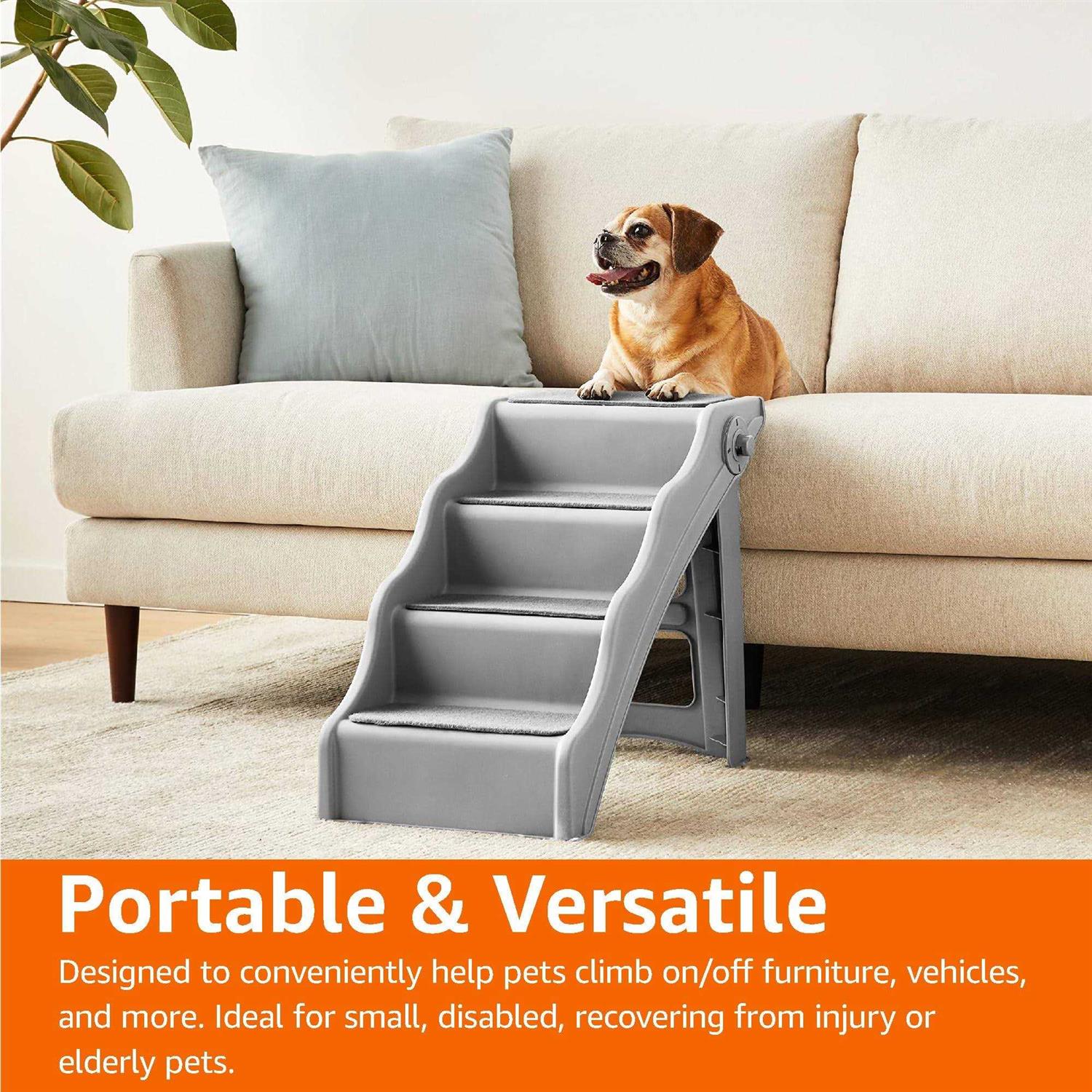 Alternative view of Amazon Basics Foldable Steps for Dogs and Cats