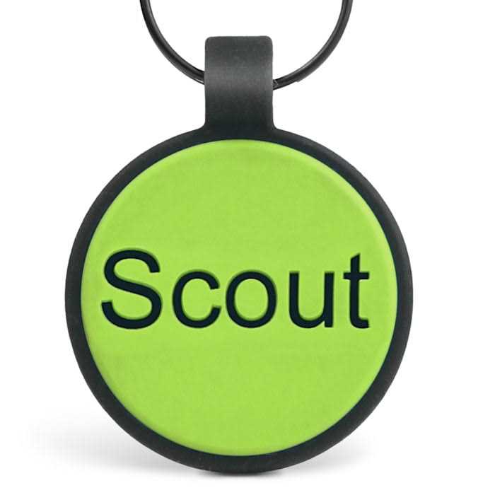 GoTags Personalized Silent Silicone Round Shape