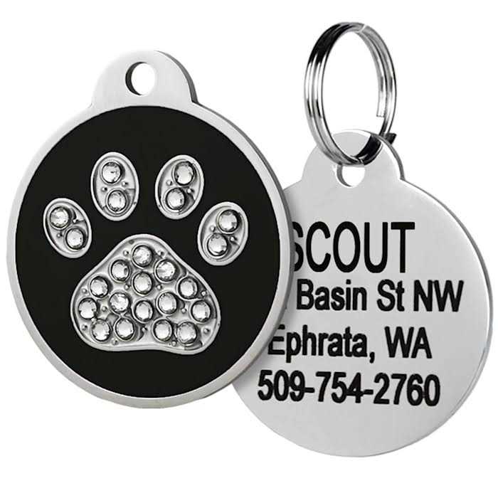 GoTags Stainless Steel Personalized Dog & Cat ID Tag