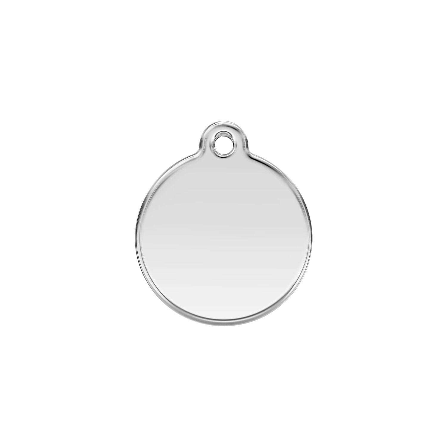 Alternative view of Red Dingo Enamel Pet ID Tag