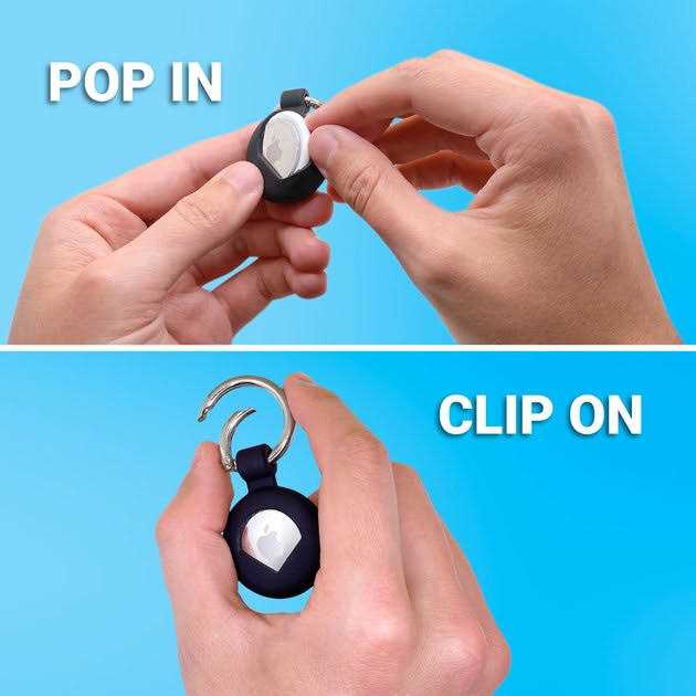 Alternative view of GoTags Personalized AirTag Holder for Collar Dog & Cat ID Tag