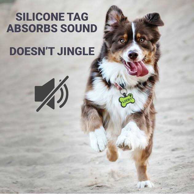 Alternative view of GoTags Personalized Silicone Bone Dog ID Tag