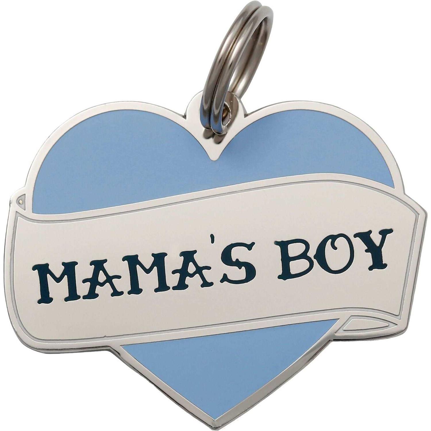 Two Tails Pet Company Mama's Boy ID Tag
