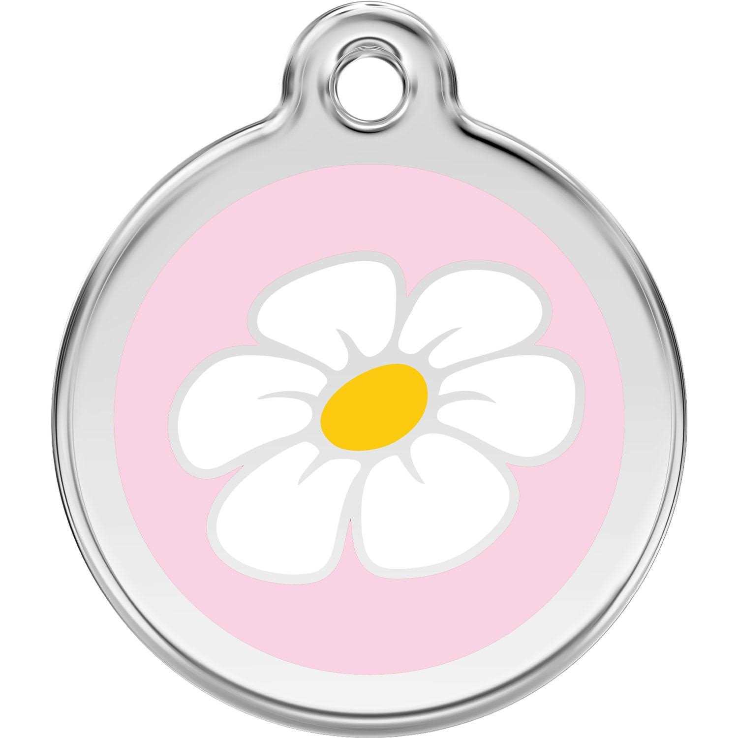 Red Dingo Enamel Pet ID Tag