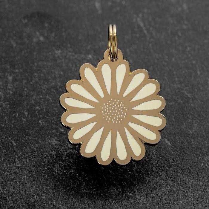 Alternative view of Two Tails Pet Company Daisy ID Tag