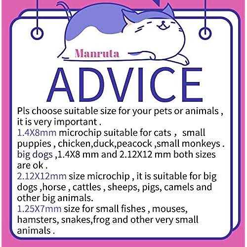 Alternative view of Manruta Microchip for Dogs and Cats 20 Pack Animal Identification Syringe Preload ISO 11784/11785 FDX-B Universal Standard for Pets Horse Cow Pig