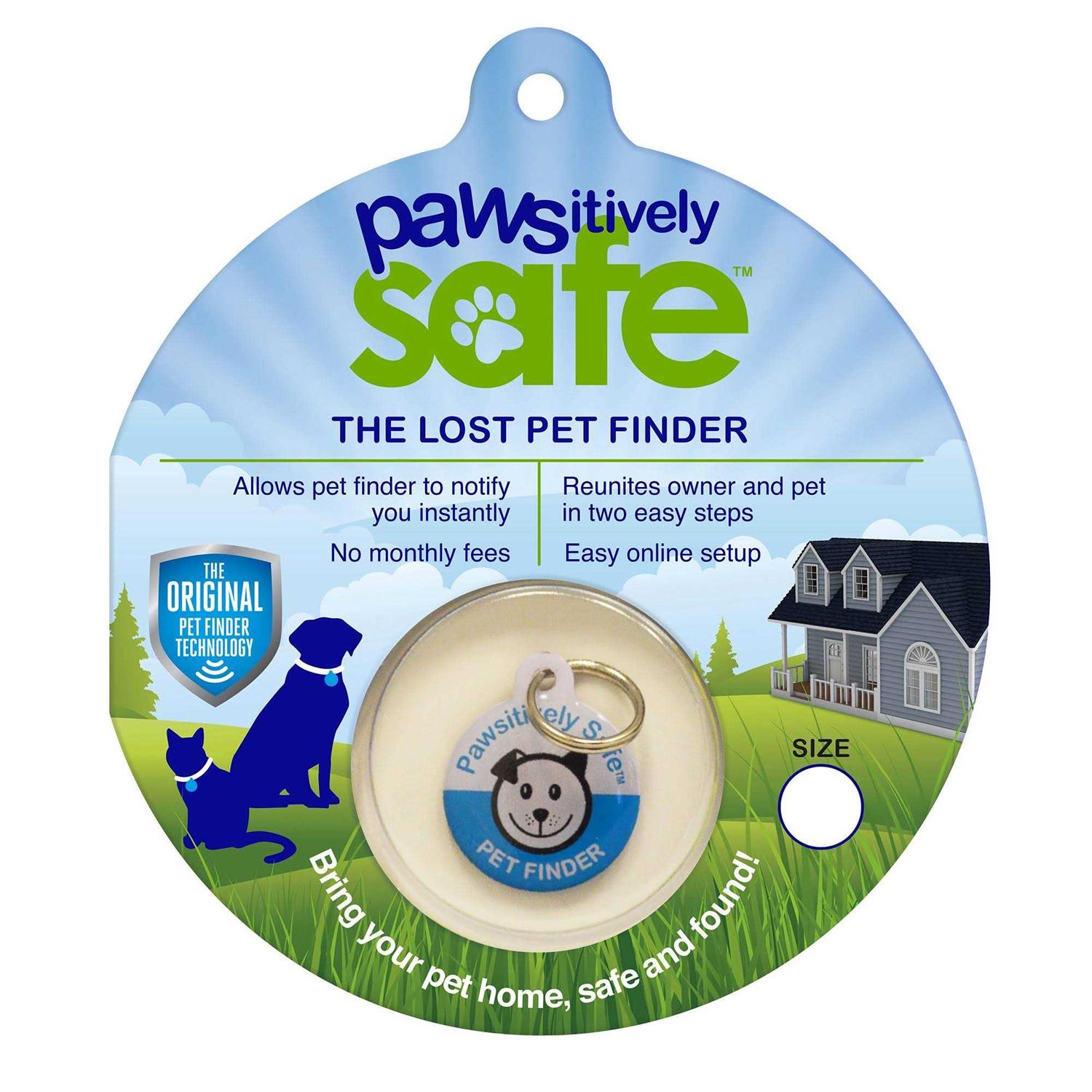 Alternative view of Pawsitively Safe Dog Cat Pet Tag
