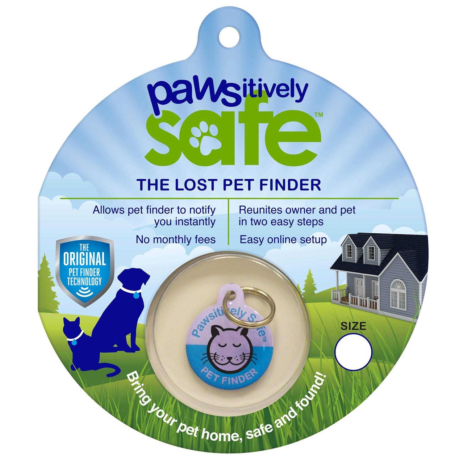 Alternative view of Pawsitively Safe Dog Cat Pet Tag