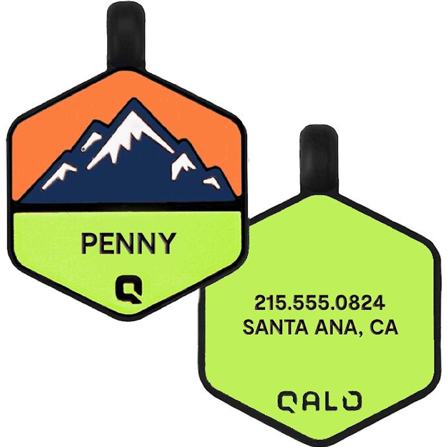 QALO customized Silicone Dog ID Tag