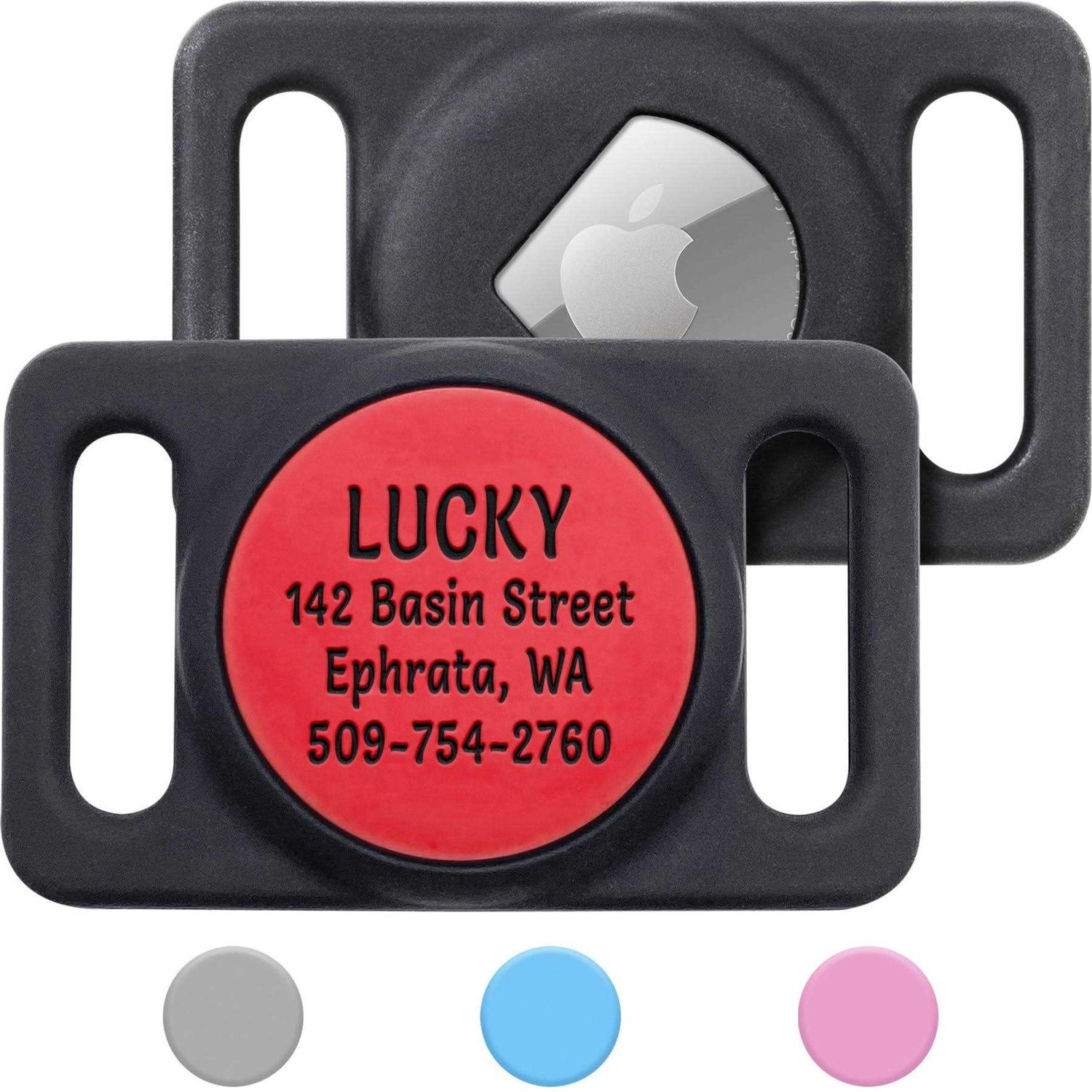 GoTags Engraved AirTag Dog & Cat Collar Holder