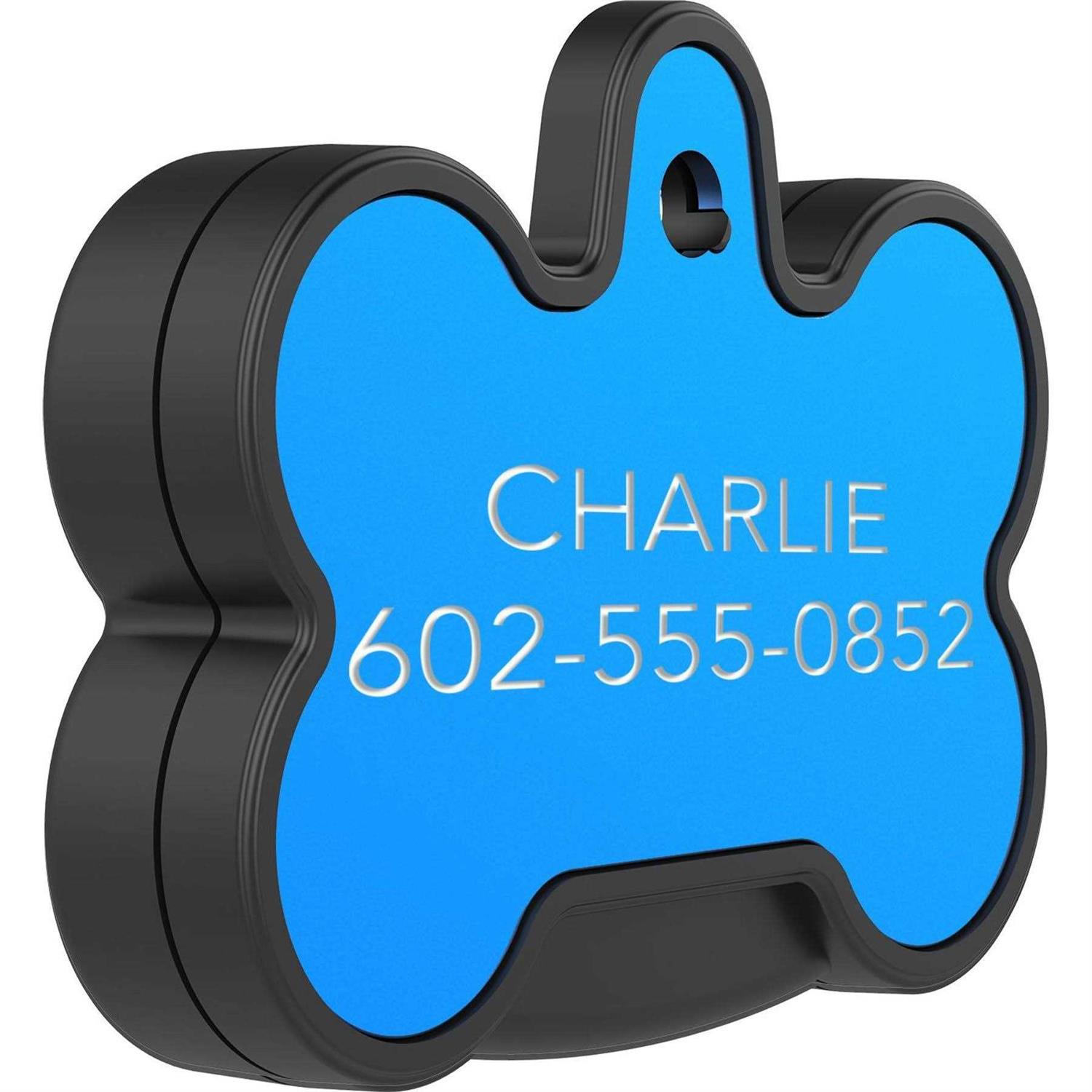 YIP Smart Tag Dog Bone Personalized ID and Tracker