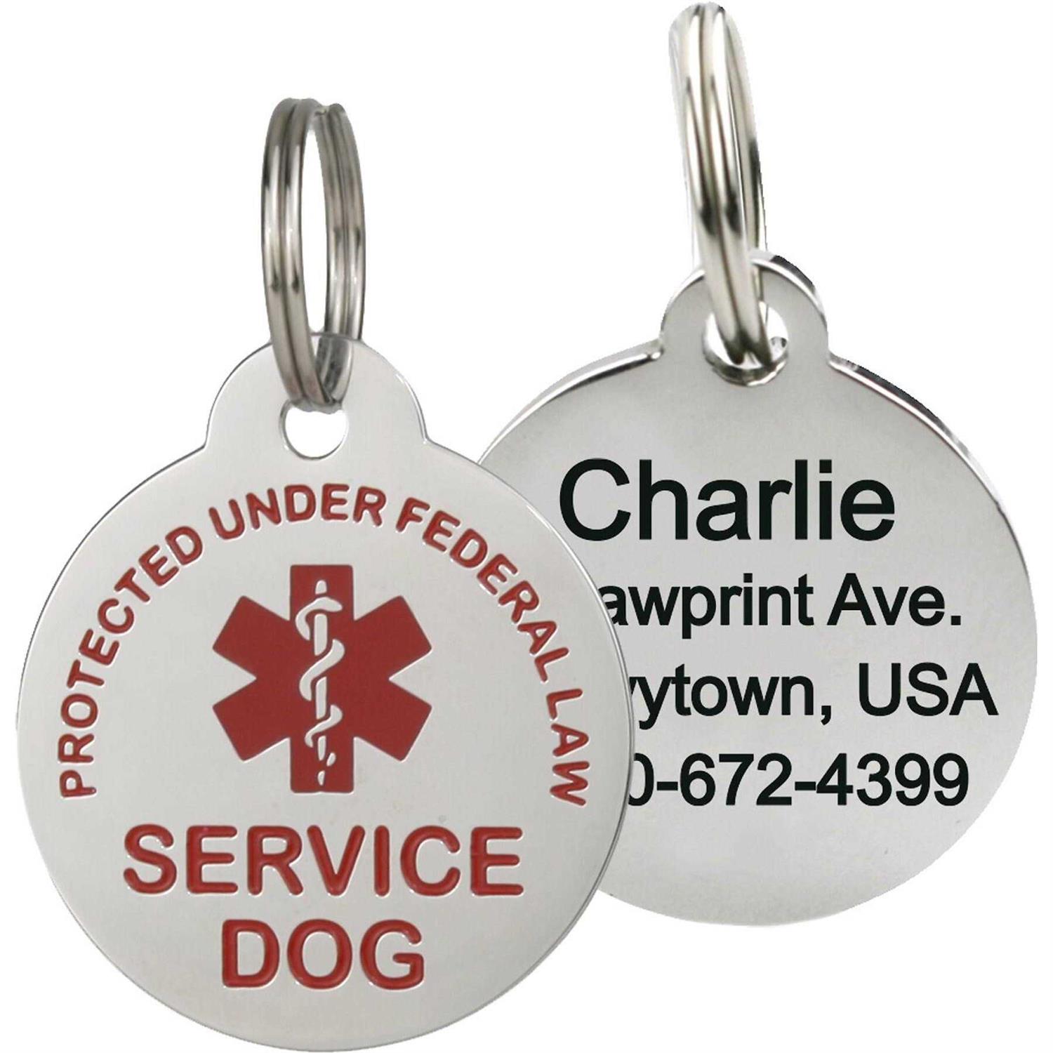 Frisco Service Personalized Dog ID Tag