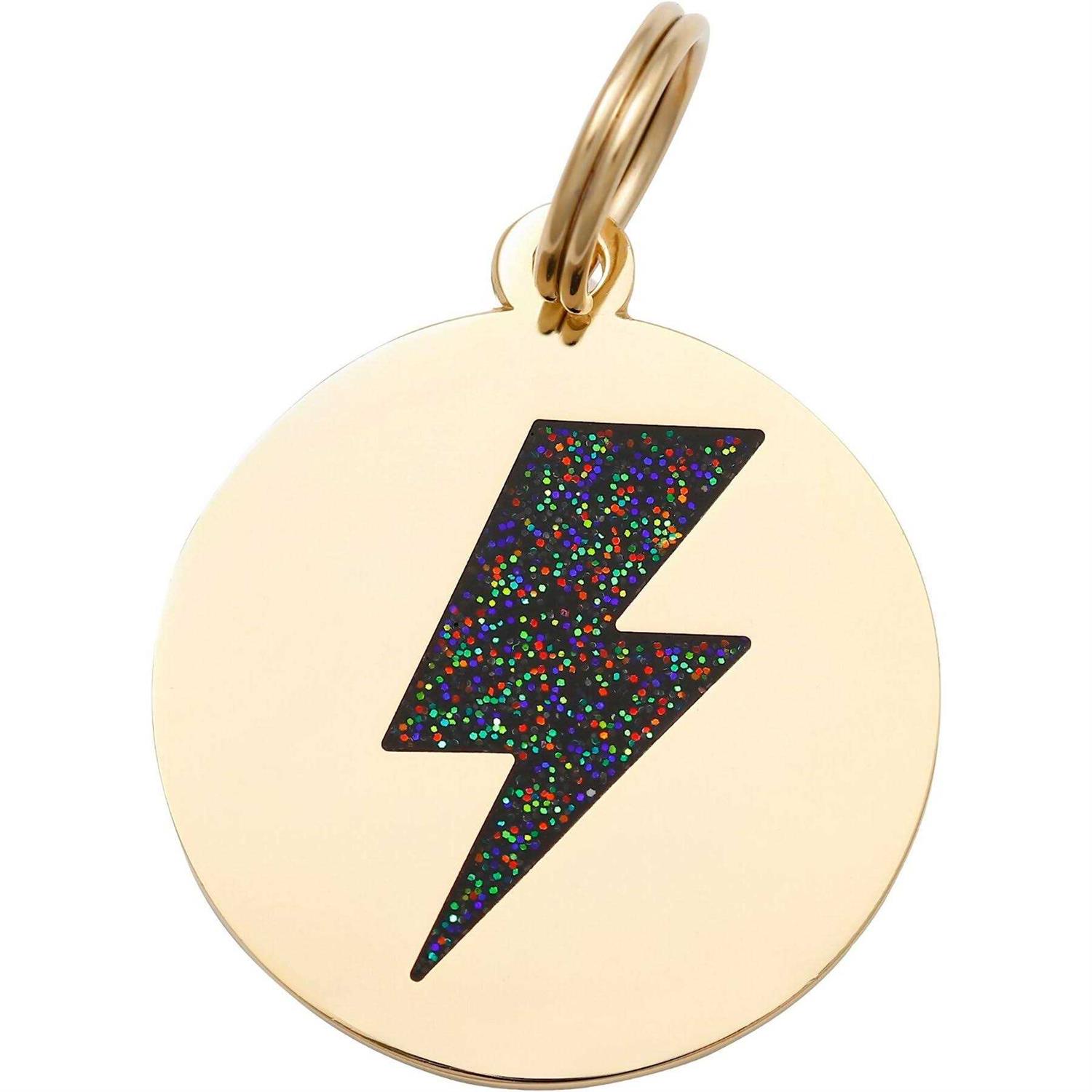 Two Tails Pet Company Lightning Bolt Pet ID Tag