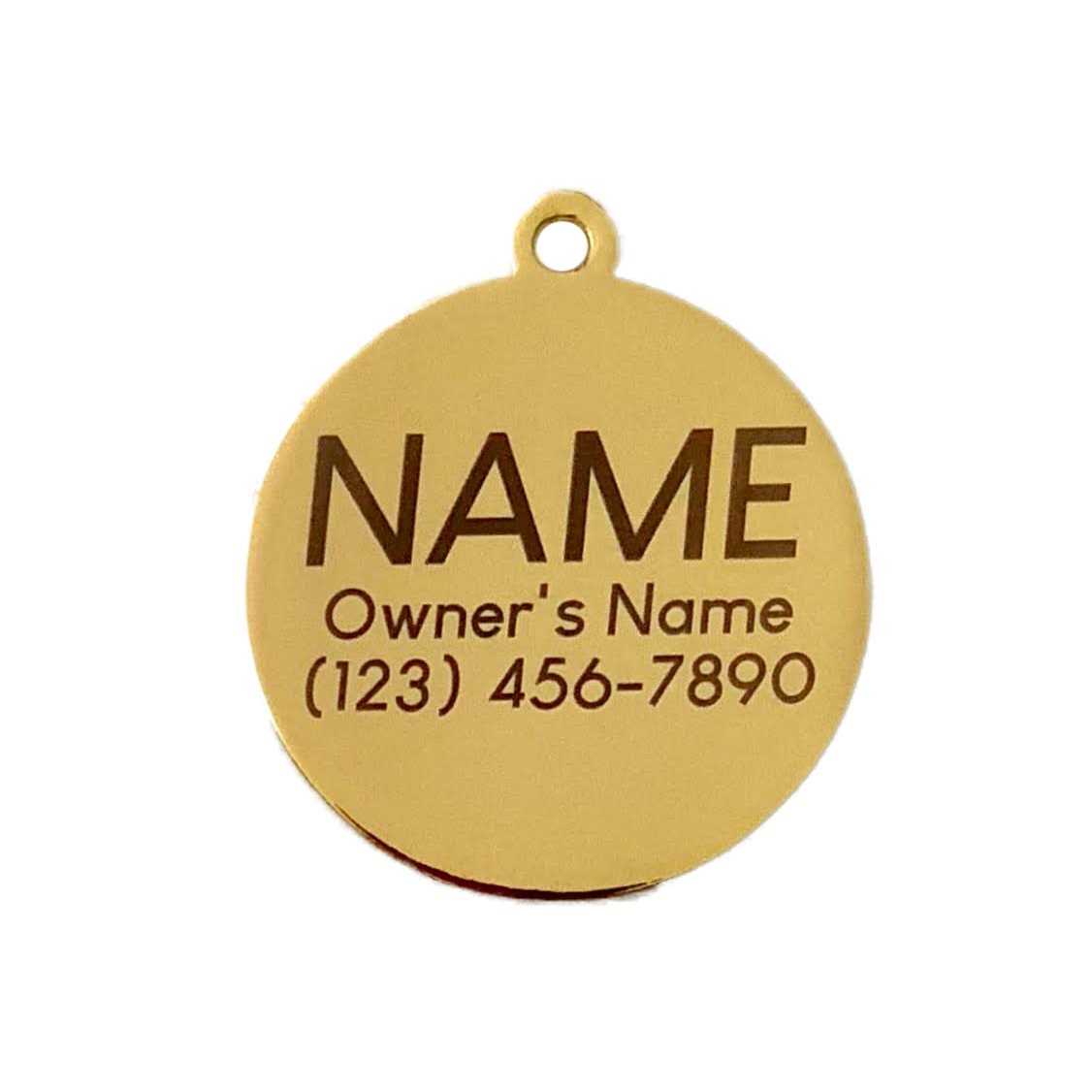 Alternative view of Two Tails Pet Company Monstera Leaf Personalized Dog & Cat ID Tag