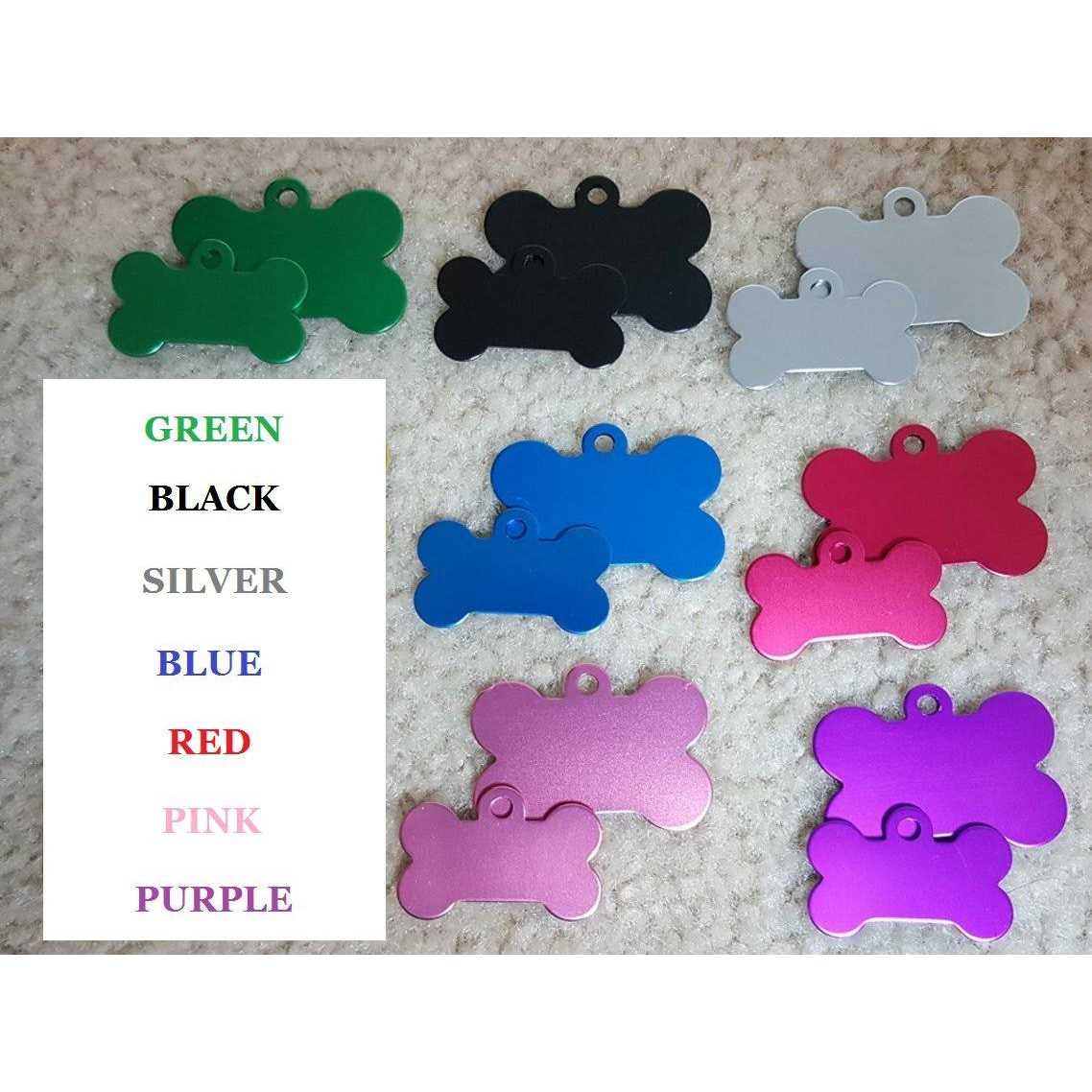 Alternative view of Dr. Fremont's Pet ID Tag Custom for Dog Cat Personalized Many Shapes and Colors to Choose from
