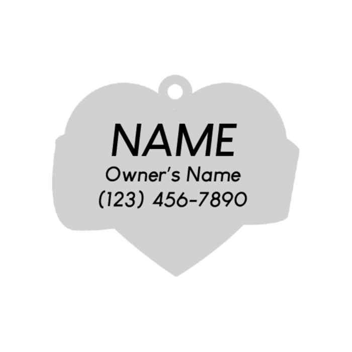 Alternative view of Two Tails Pet Company Daddy's Girl ID Tag