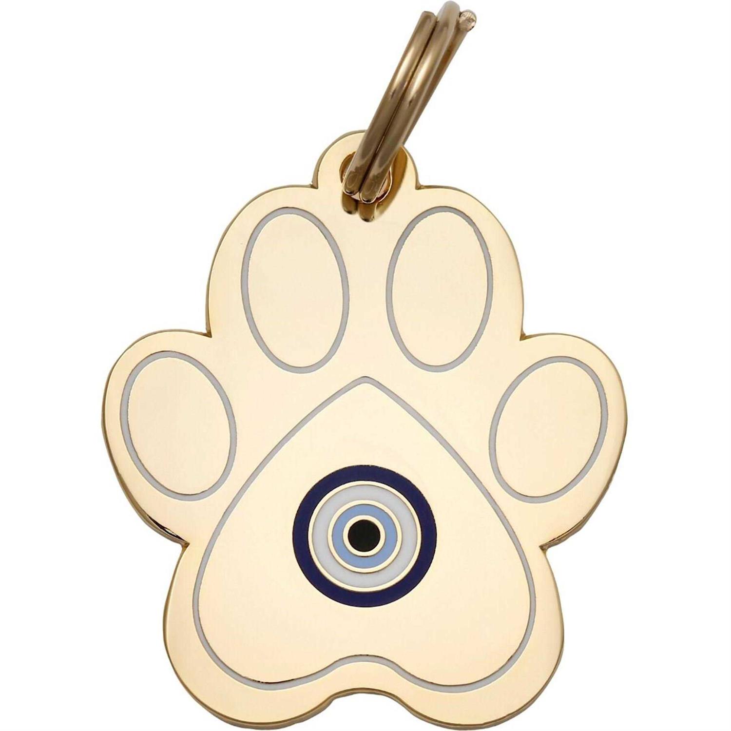 Two Tails Pet Company Evil Eye Paw ID Tag