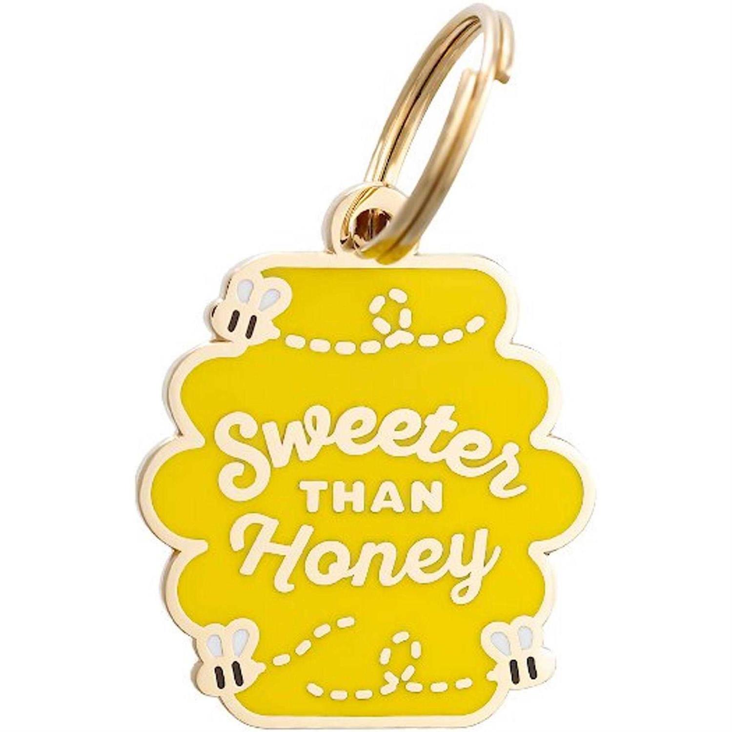 Two Tails Pet Company Sweeter than Honey Pet ID Tag