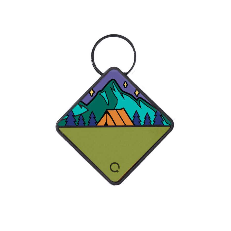 Alternative view of QALO TraQ Dog Silicone ID Tag