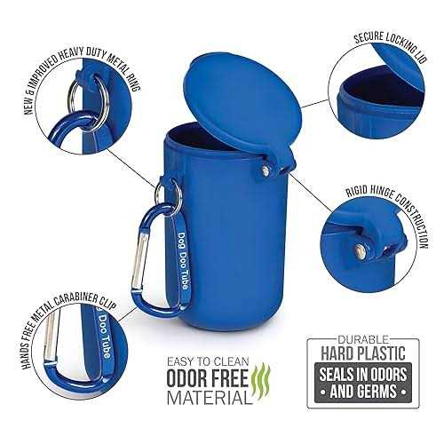 Alternative view of DDT Dog Doo Tube Reusable Dog Poop Holder For Dog Walkers Carries Used Dog Poop Bags