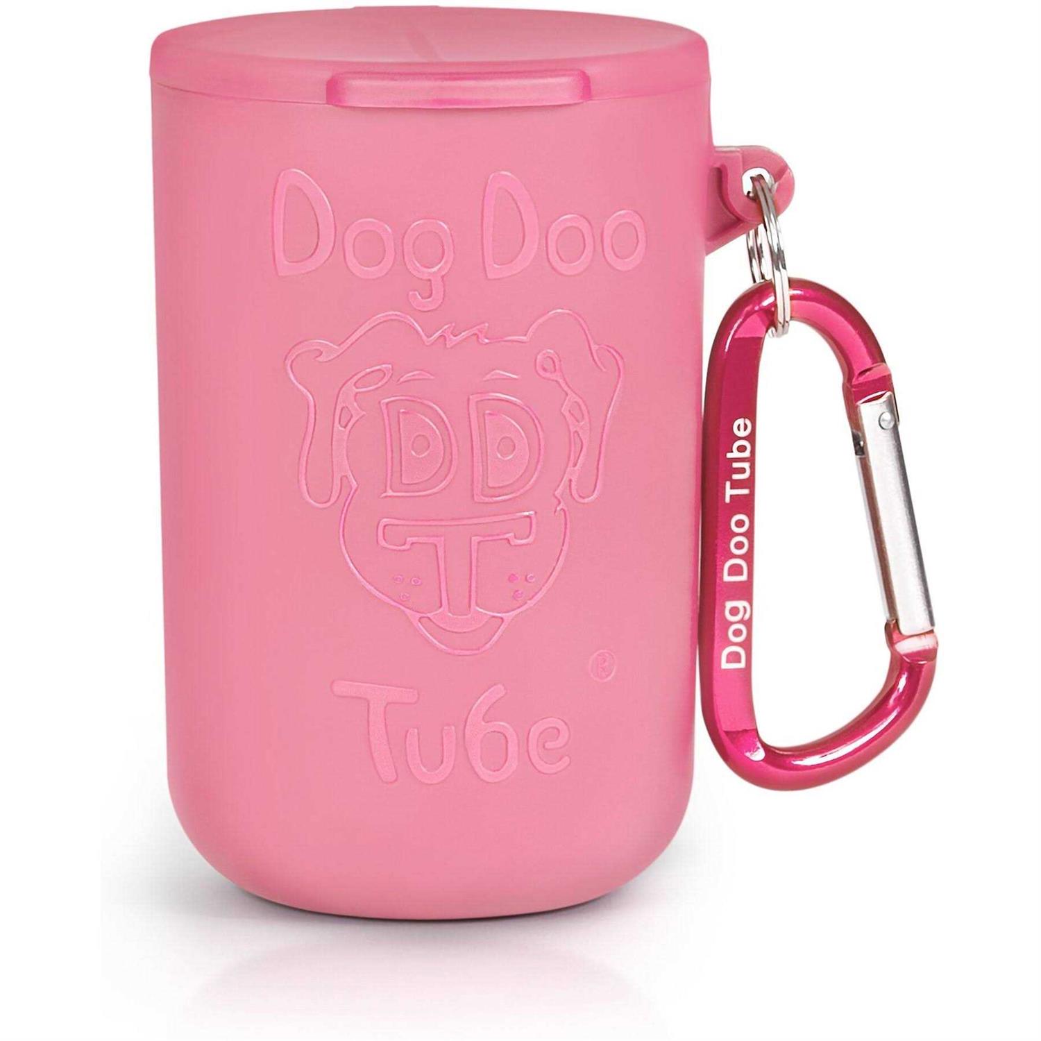 DDT Dog Doo Tube Reusable Dog Poop Holder For Dog Walkers Carries Used Dog Poop Bags