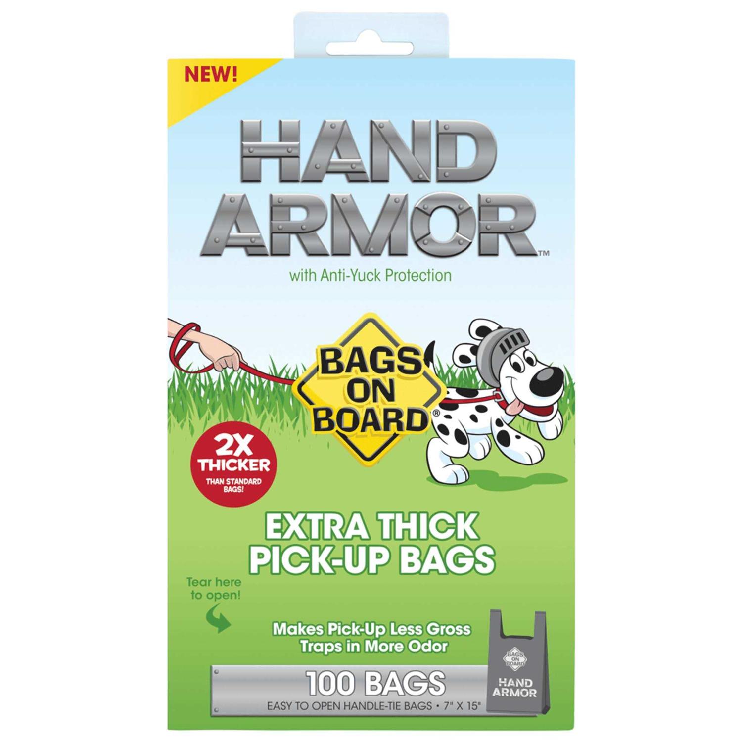 Bags on Board Hand Armor Extra Thick Pick-Up Bags