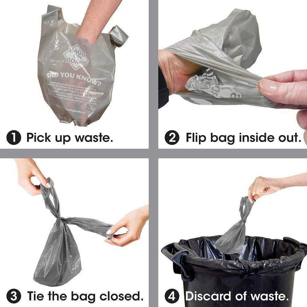 Alternative view of Bags on Board Hand Armor Extra Thick Pick-Up Bags