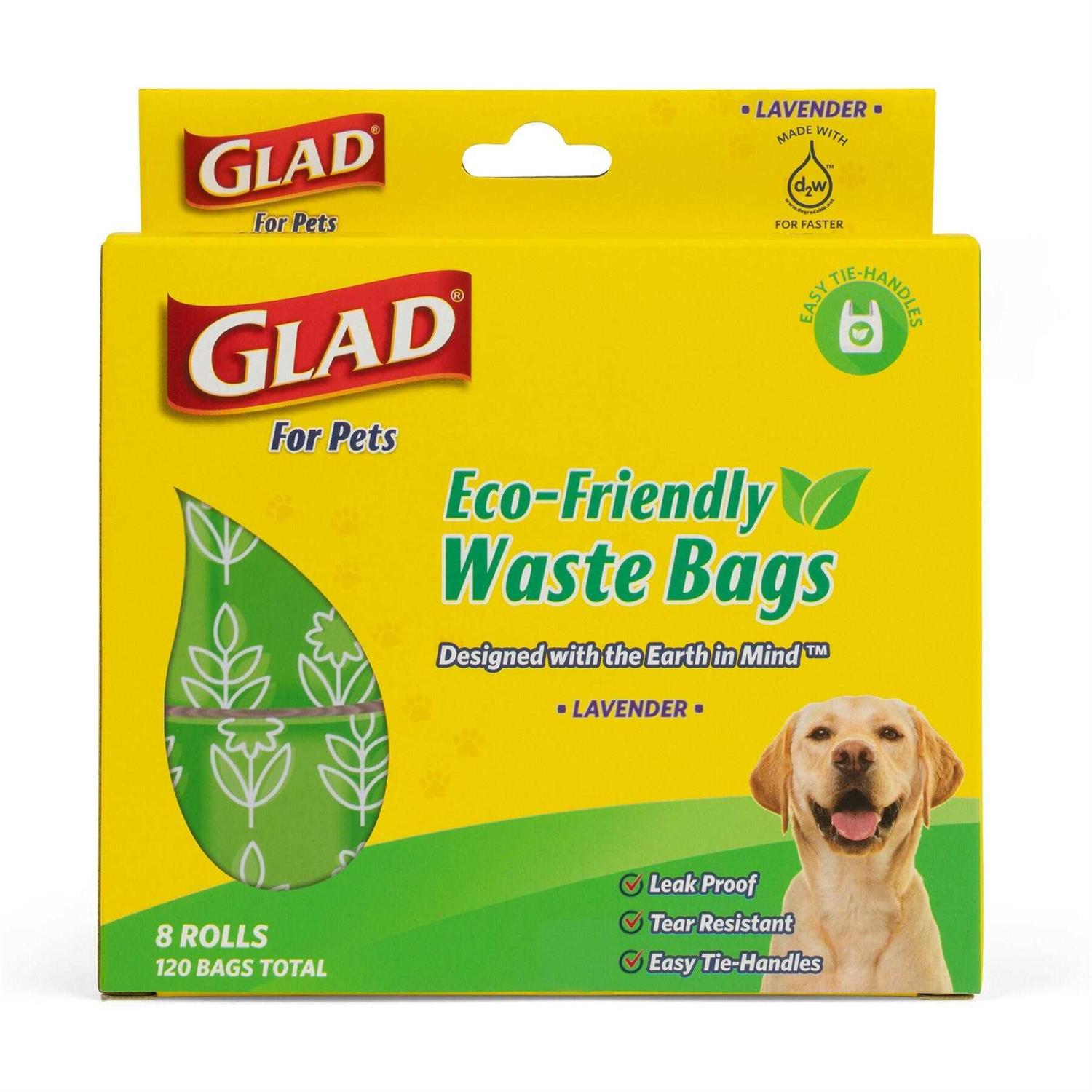 Glad Eco Friendly Easy Tie Handle Waste Bags