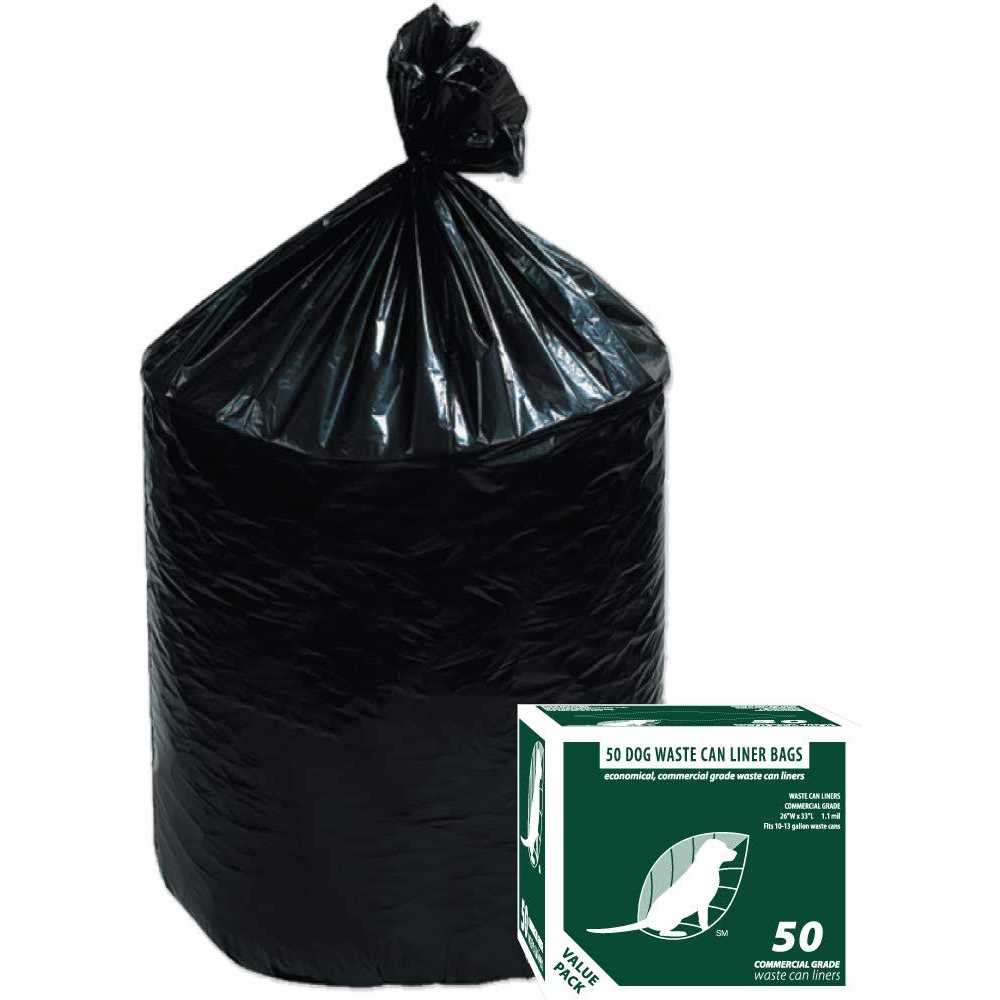 NBPWP Commercial Grade Dog Waste Station Can Liners Standard Size 26W x 3333L