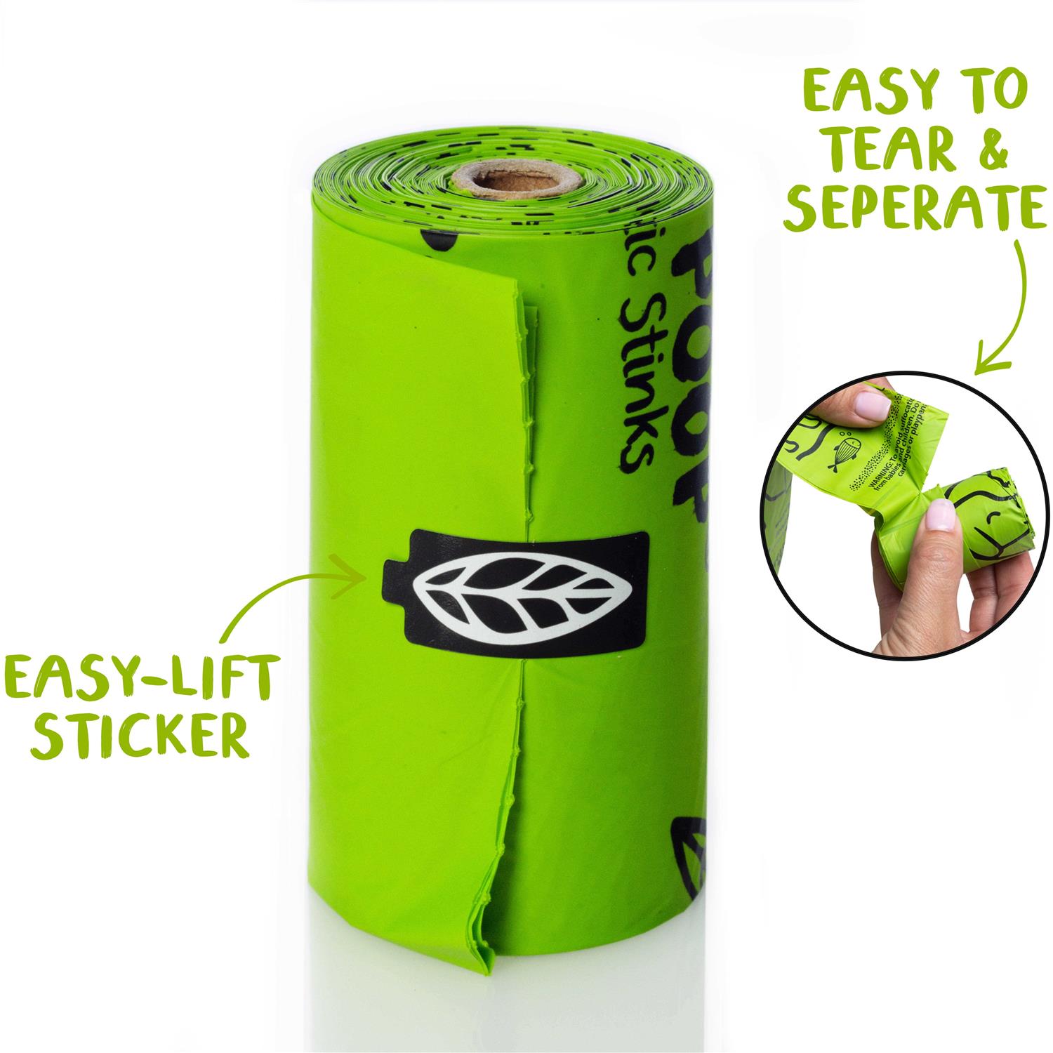 Alternative view of PLANET Poop Home Compostable Dog Poop Bags Pet Waste Bags on Refill Rolls