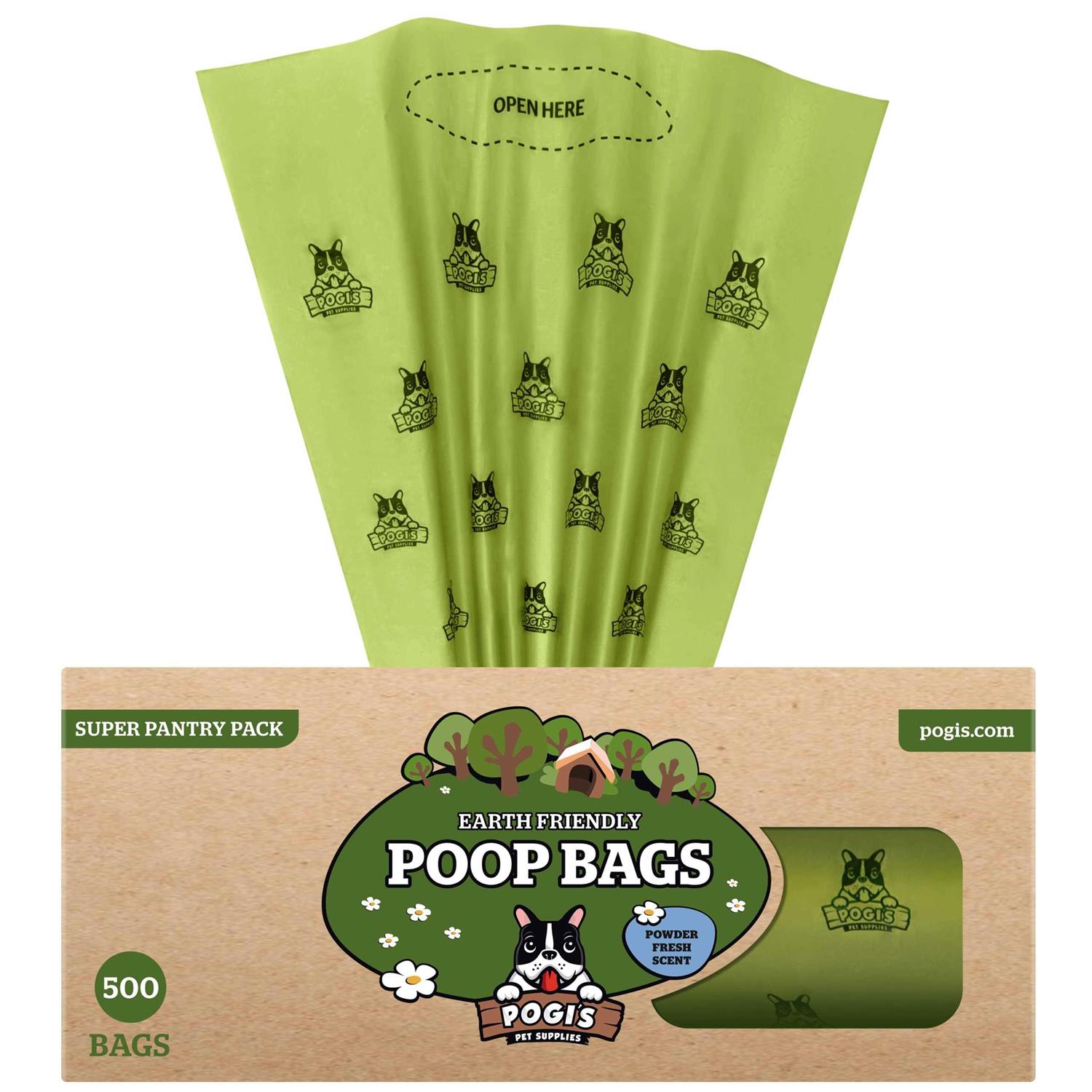 Pogi's Pet Supplies Poop Bags 500 Dog Poop Bags for Yards