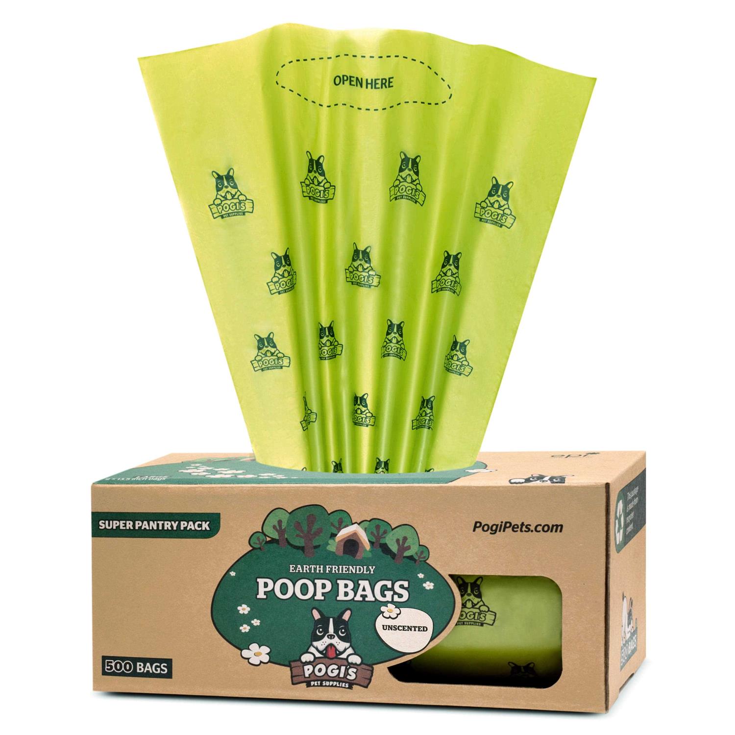 Pogi's Pet Supplies Poop Bags 500 Dog Poop Bags for Yards