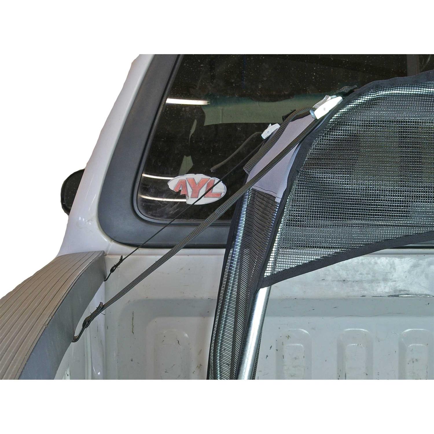 Alternative view of Bushwhacker K9 Canopy w/Pad and Tether for Truck Bed Dog Shade Shelter Kennel Hound Hut Tent Leash Pup Restraint Carrier Lead Barrier Vehicle Crate