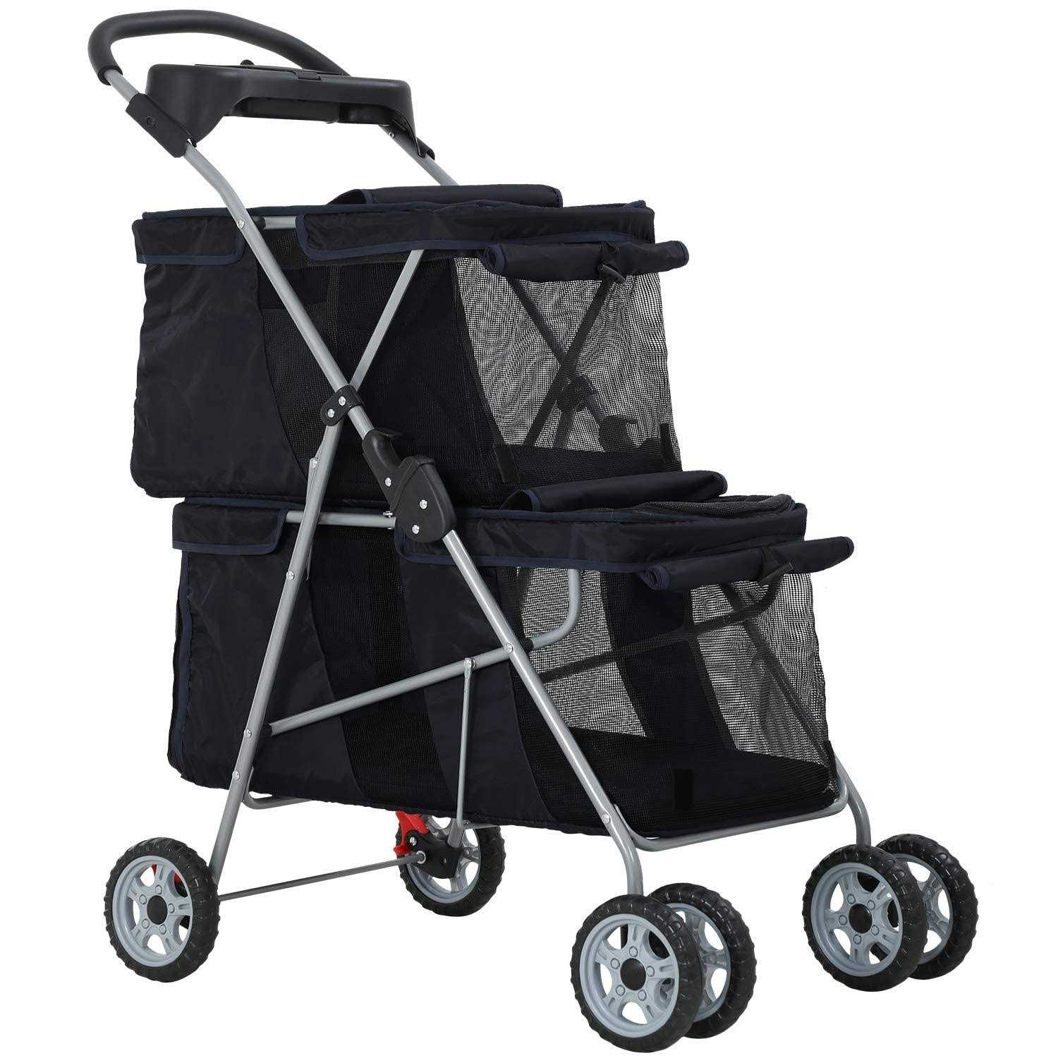Alternative view of Bestpet Pet Stroller Stroller Folding Holder