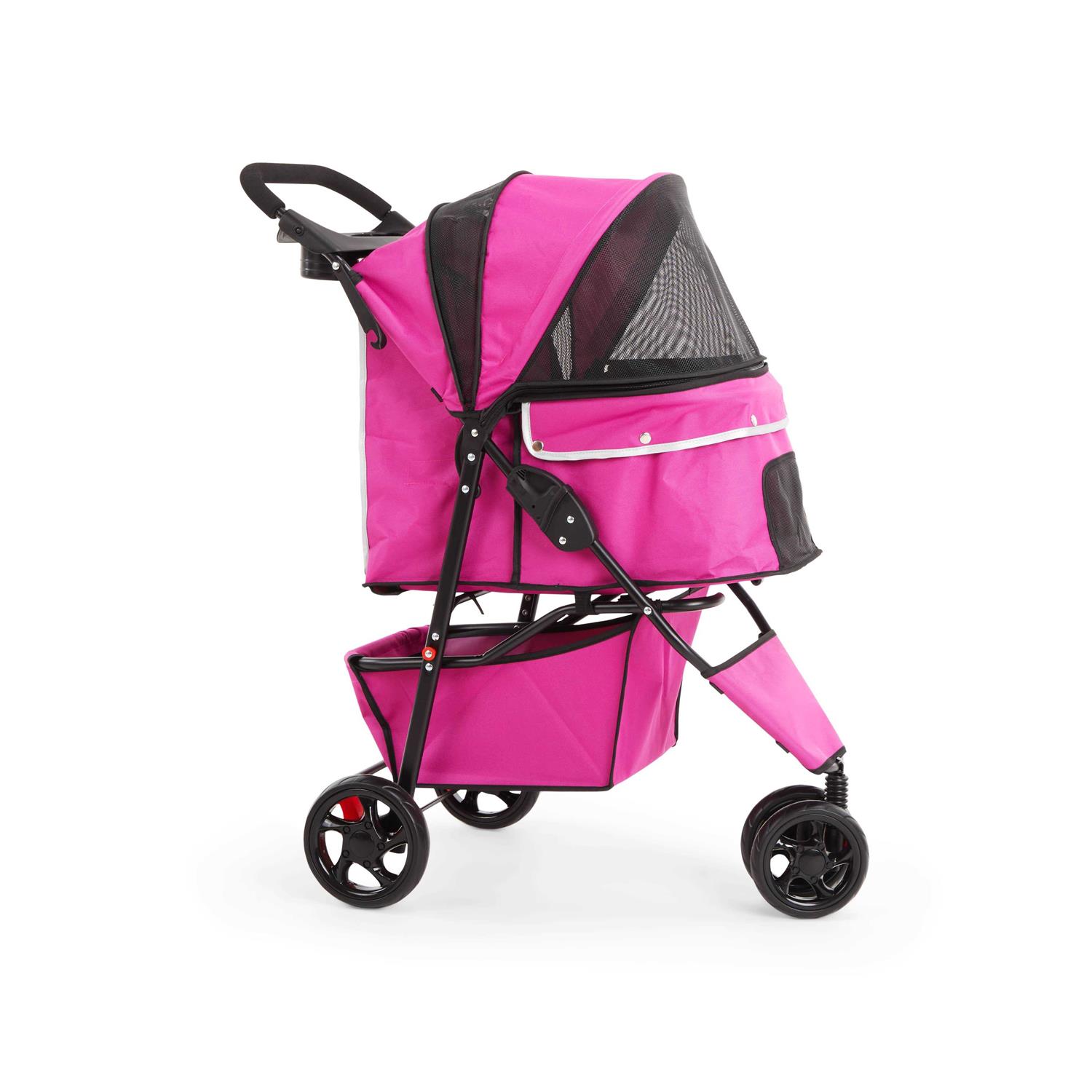 EveryYay Places to Go Reflective Gray Pet Stroller