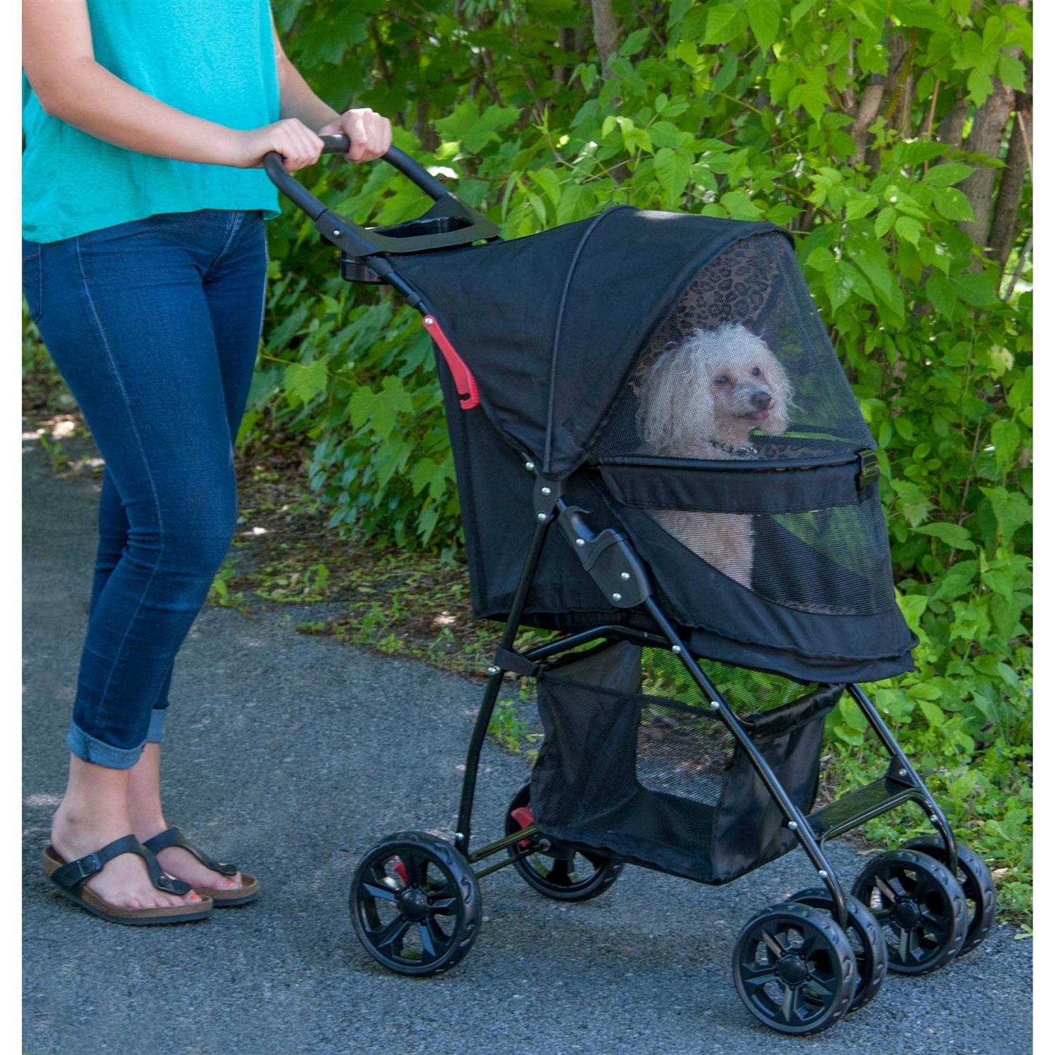 Alternative view of Pet Gear Happy Trails Lite No-Zip Pet Stroller