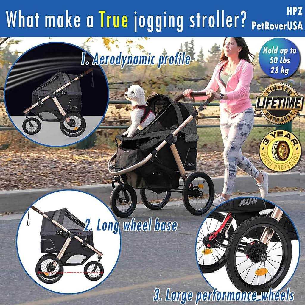 Alternative view of HPZ Pet Rover Run Jogging/Running Stroller