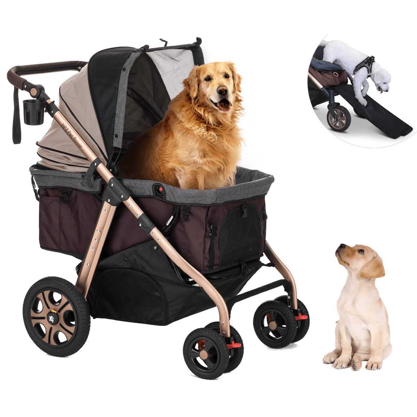 Alternative view of HPZ Pet Rover Titan HD SUV Stroller