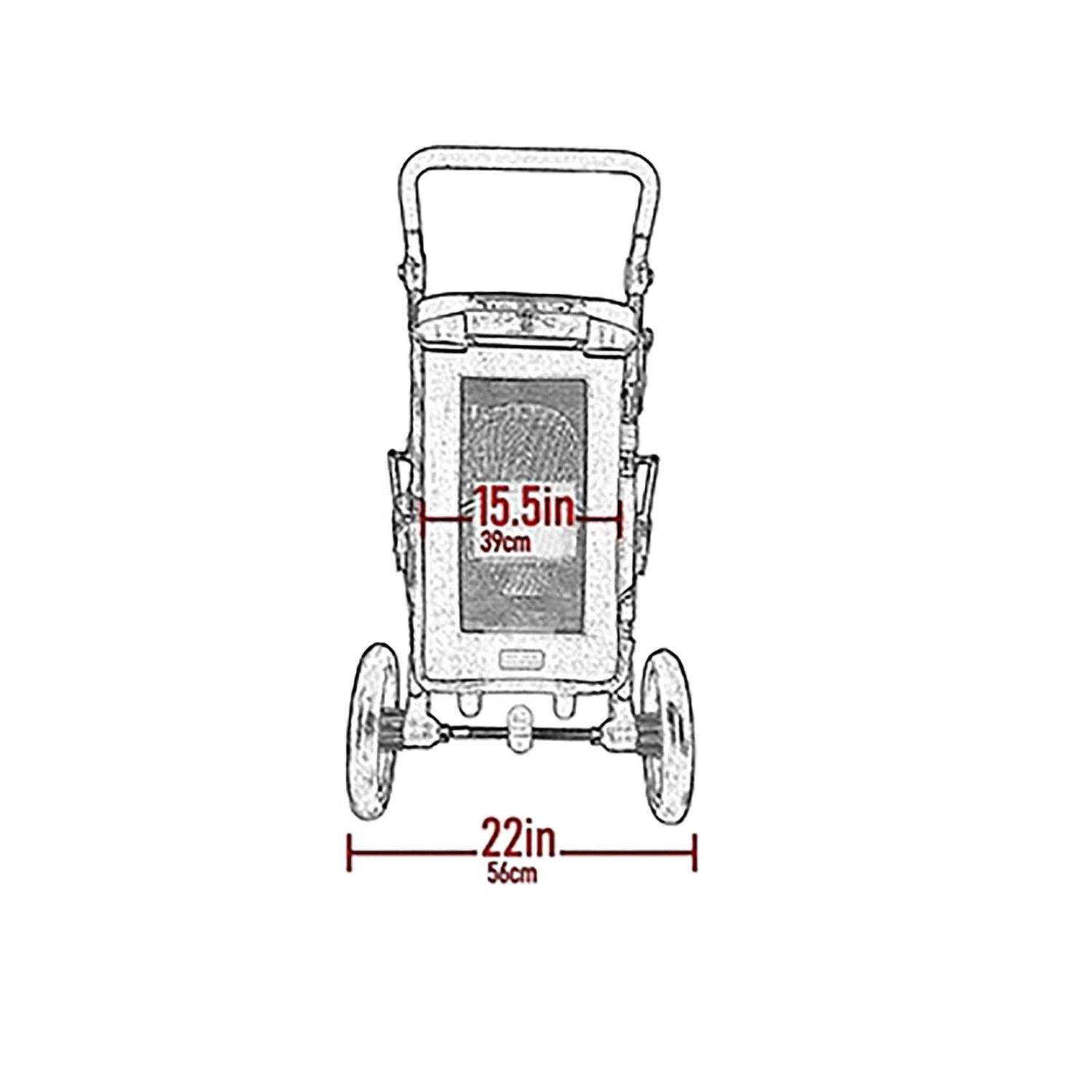 Alternative view of Pet Gear No-Zip Excursion Stroller