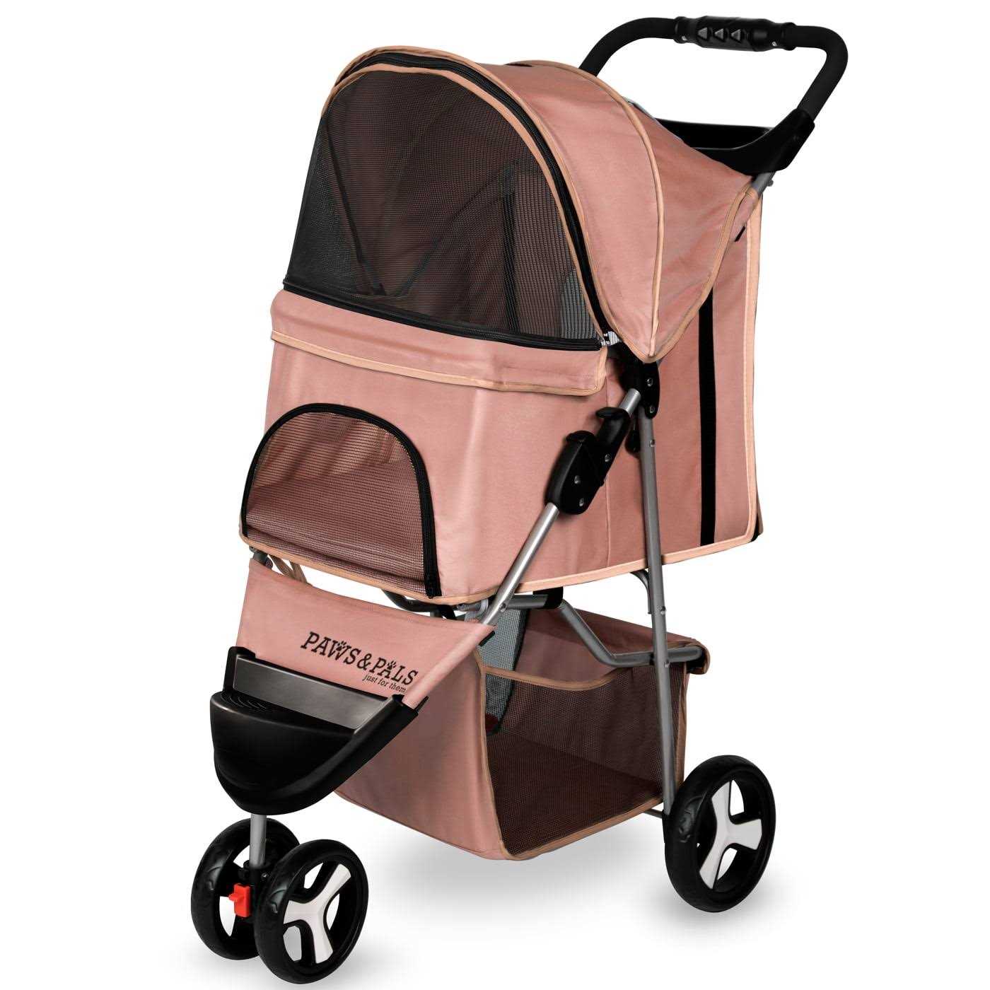 Paws & Pals 3 Wheel Foldable Pet Stroller